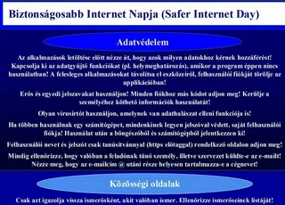 Biztonságosabb internet napja